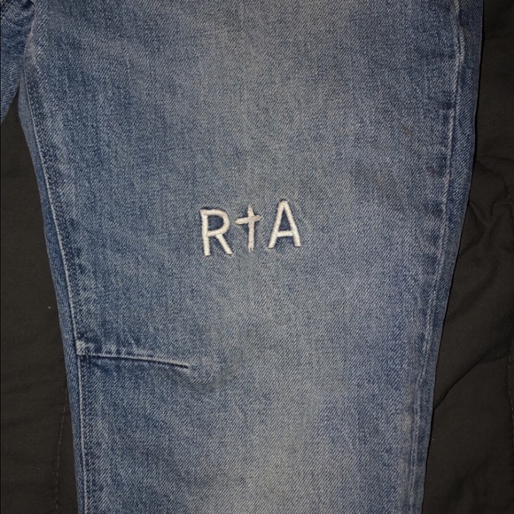 RTA BRAND LIGHT BLUE DENIM JEANS